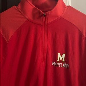 Under Armour Scarlet Quarter-Zip Top